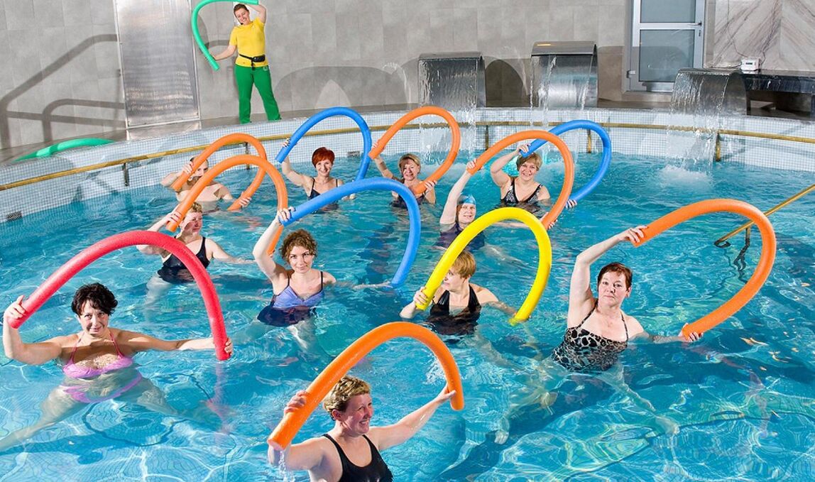 exercicios na piscina con osteocondrose lumbar